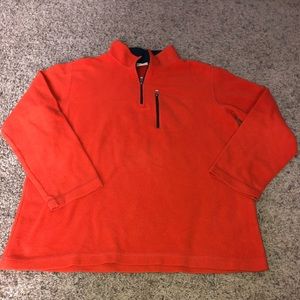LL Bean 3/4 zip fleece pullover